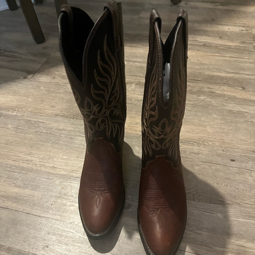 Brown Western Cowboy Boots